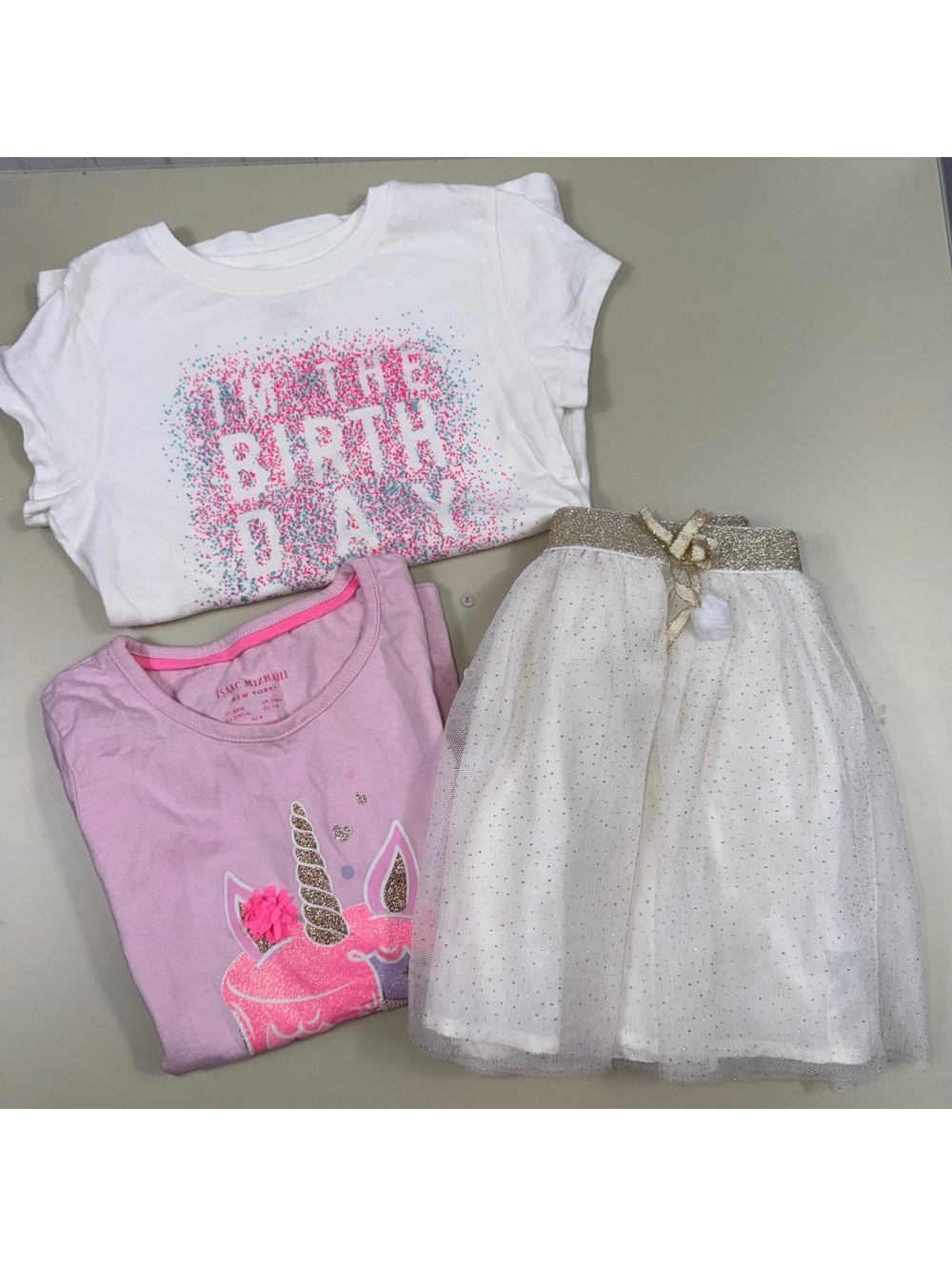 Isaac Mizrahi Girls Unicorn Outfit Lot Size 5/6